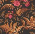  ??  ?? Botanical Rose wallpaper, £110 per roll, Cole &amp; Son