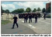  ?? (Photo DR/Marine nationale) ?? Soixante-six membres (sur un effectif de ) de l’équipage de la frégate La Fayette se sont entraînés à défiler ces derniers jours à Satory, près de Versailles.