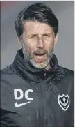  ??  ?? BENEFIT Pompey head coach Danny Cowley