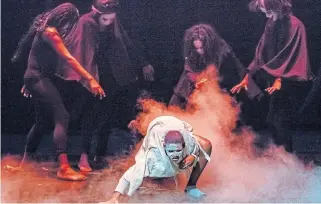  ?? Macbeth. /Supplied ?? Toil and Trouble: The teaching of Shakespear­e at SA schools is under review. Here, Swartland High School pupils perform