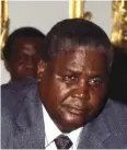  ?? ?? The late nationalis­t and Vice-President, Joshua Nkomo