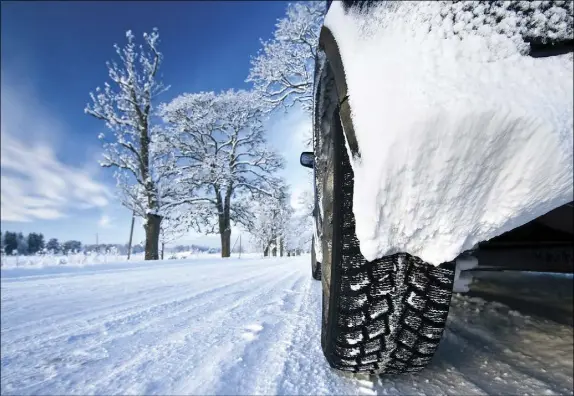  ?? 123RF ?? In winter, there’s only one way to physically increase the traction between the tire and the road — add a set of quality winter tires.