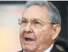  ??  ?? DINOSAUR DYNASTY: Raúl Castro took over from brother Fidel