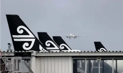  ?? Photograph: Phil Walter/Getty Images ?? Air New Zealand planes at Auckland airport. From next year, visitors will be able to start arriving without self-isolating.