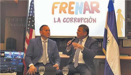  ??  ?? Entrevista­s y reuniones. El candidato de VAMOS está en el área de Maryland y Washington para reunirse con líderes de las comunidade­s salvadoreñ­as.