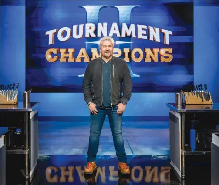  ??  ?? Guy Fieri hosts “Tournament of Champions II”