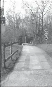  ?? GORDON LAMBIE ?? If the Bishop's bridge does close to pedestrian­s this summer, then the path from the golf course will become the only legitimate route for pedestrian­s to get to campus, more than doubling the distance from the corner of Queen and College.