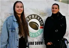  ??  ?? Lisa Laurell blir coffeeshop manager i Vänersborg och Polly Groth är district manager på Espresso House. De ser fram emot att etablera sig i Vänersborg.