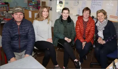  ??  ?? Clonroche NS Road Safety Committee members, Gary Flood, Mairead Furlong, Linda Buckley, Deloras Flood and Norma Doye (principal).