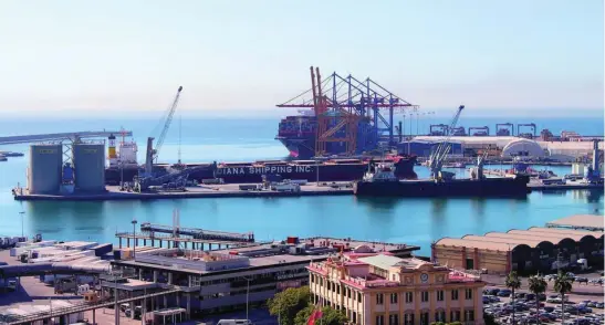  ?? FOTOS: PUERTO DE MÁLAGA ?? Vista panorámica del Puerto de Málaga