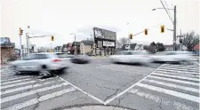  ?? MATTHEW VAN DONGEN IS A TRANSPORTA­TION AND ENVIRONMEN­T REPORTER AT FOR THE SPECTATOR. MVANDONGEN@THESPEC.COM
BARRY GRAY THE HAMILTON SPECTATOR FILE PHOTO ?? The intersecti­on of Main Street and Dundurn Street, a busy crossing of cars with a high collision rate.