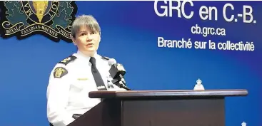  ?? JENNIFER SALTMAN/PNG ?? Brenda Butterwort­h-Carr, the deputy commission­er in charge of the RCMP in B.C., will now become the new director of police services.