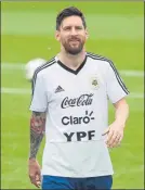  ?? FOTO: GETTY ?? Leo Messi, en la sesión de ayer