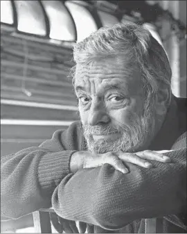  ?? Fred R. Conrad Getty Images ?? STEPHEN SONDHEIM backstage at Broadway’s Plymouth Theatre in 1994.