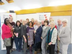  ??  ?? Volunteers from Divorce Recovery Workshops came together on Saturday for the group’s annual conference, held in Earley