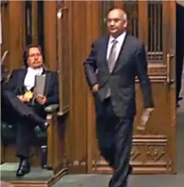  ??  ?? Viscous: Keith Vaz enters the House yesterday