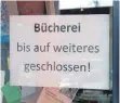  ?? FOTO: OEJ ?? Die Bücherei bleibt zu.