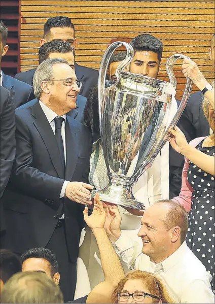  ?? FOTO: SIRVENT ?? En las altas esferas del Real Madrid ven más fácil volver a ganar esta temporada la Champions League que la Liga