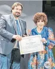  ?? FOTO: COMUNE DI SUBIACO ?? 2019 wurde Gina Lollobrigi­da zur Ehrenbürge­rin ihrer Heimatstad­t ernannt.