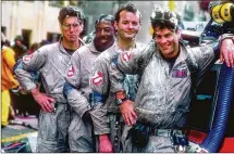  ?? PICTURES/ZUMA PRESS/TNS ?? From left: Harold Ramis, Ernie Hudson, Bill Murray and Dan Aykroyd in the 1984 film “Ghostbuste­rs.”