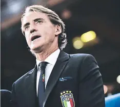  ?? FOTO: AFP ?? Roberto Mancini pide tiempo para que vean su mano en Italia.