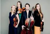  ??  ?? Olandesi
Il Dudok Quartet di Amsterdam tra gli ospiti della nuova stagione della Società del Quartetto, che inizierà a ottobre