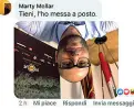  ??  ?? Facebook
La foto capovolta dell’assessore pubblicata sui social