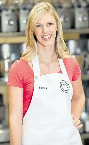  ?? PHOTO: CHANNEL TEN ?? TIME TO GO: MasterChef Australia contestant Lucy Wallrock was given her marching orders during the week.