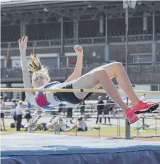  ?? ?? Trinity Gaisford in the high jump