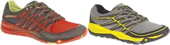  ??  ?? AllOut Fuse and Rush performanc­e sneakers for men and women