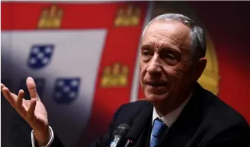  ??  ?? PRESIDENTE DA REPÚBLICA DE PORTUGAL, MARCELO REBELO DE SOUSA