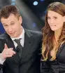  ??  ?? Cassano e Carolina Marcialis