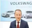  ??  ?? Volkswagen’s newly-appointed CEO Herbert Diess aims to drive automaker out from the cloud of the ‘dieselgate’ scandal. — AFP