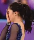  ?? ROBERTO SCHMIDT/AFP/GETTY IMAGES ?? Gabrielle Daleman will head home from the Games with team gold, but a 15th-place finish in singles.