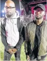  ?? Picture: NOMAZIMA NKOSI ?? NIGHT OUT: Lungile Masengeni, left, and Bongokuhle Buthelezi at the Uitenhage Summer Music Festival at Jabavu Stadium