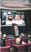  ??  ?? Recuerdo. Un evento conmemorat­ivo por Khashoggi en Estambul.