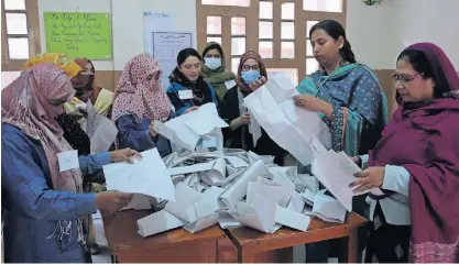  ?? ?? Os votos já começaram a ser contados, mas os resultados finais devem demorar duas semanas.