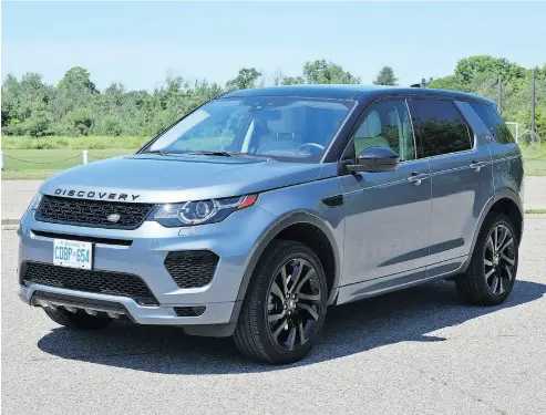  ?? PHOTOS: JIL MCINTOSH / DRIVING.CA ?? Staid and stodgy perception­s of the Land Rover end with 2018 Discovery Sport, Jil McIntosh writes.