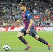  ?? FOTO: PEP MORATA ?? Denis Suárez gusta a Quique Setién