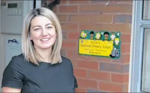  ??  ?? Beenham Primary School headteache­r Amy Donnelly