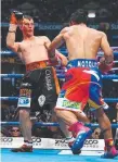  ??  ?? Jeff Horn in action.