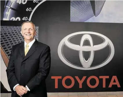  ?? Dave Rossman ?? Jerry Bush of Sterling McCall Toyota says of young buyers: “They’ve done their homework.”