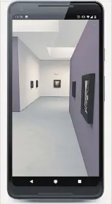  ?? MAURITSHUI­S NYT ?? A view of a gallery is part of the Vermeer augmented-reality app.