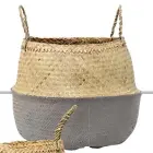  ??  ?? Bloomingvi­lle handwoven seagrass BASKETS in Grey, Sky Blue and Rose, from $30, Indigo, indigo.ca. This fashionabl­e ornamental fig may be faux, but you'd never know it. Bonus: no maintenanc­e required!