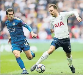  ?? FOTO: GETTY ?? Christian Eriksen está muy pendiente de los fichajes que hace el Barça