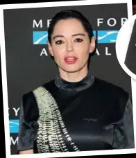  ??  ?? ABOVE: Actress Rose McGowan was one of the first women to speak out against Harvey Weinstein. TOP RIGHT: Oprah Winfrey was the star of the night with her “presidenti­al” speech. BELOW RIGHT: Seth Meyers hosted the ceremony.