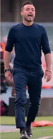  ??  ?? Roberto De Zerbi, 38 anni, ultima stagione a Benevento GETTY