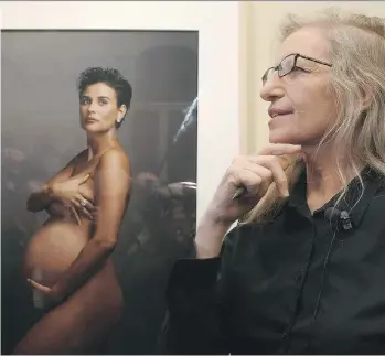  ?? GETTY IMAGES/FILES ?? Among Annie Leibovitz’s well-known portraits is this one of a pregnant Demi Moore.