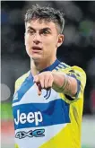  ?? ?? El futbolista argentino Dybala.