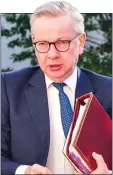  ??  ?? DEADLOCK: Michael Gove is looking at trading on WTO terms